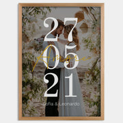 Cadre bois personnalisé cadeau