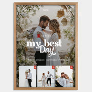 Cadre bois personnalisé cadeau