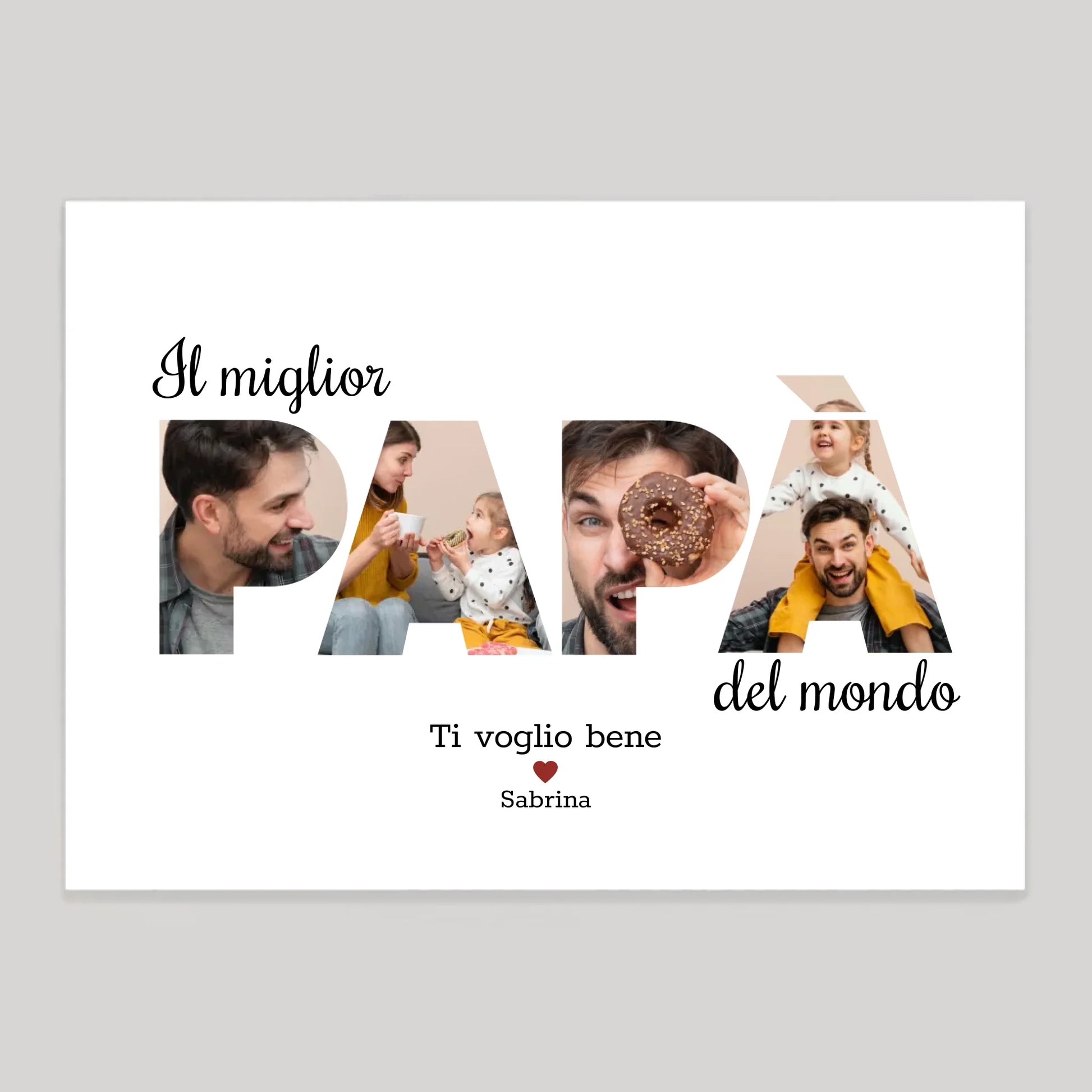 Affiche personnalisée cadeau