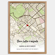 Cadre bois personnalisé cadeau