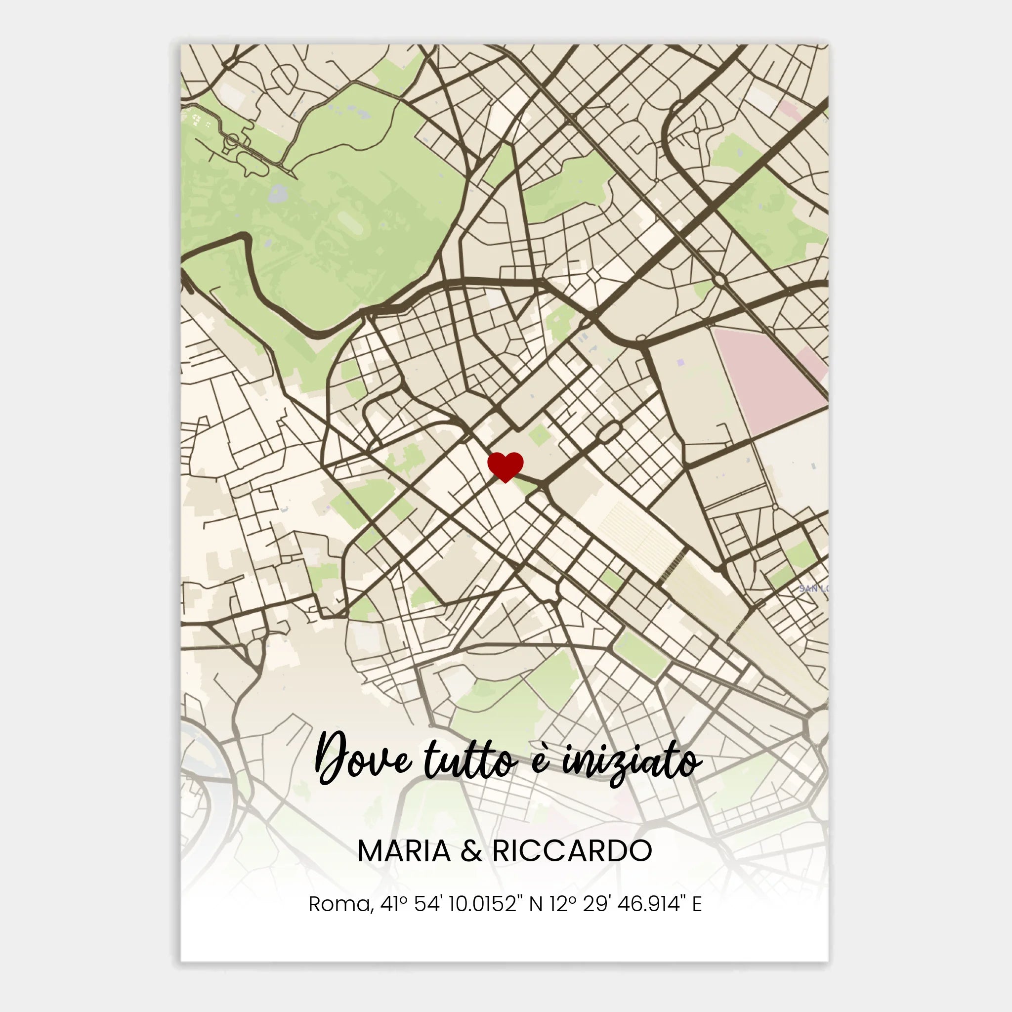 Affiche personnalisée cadeau