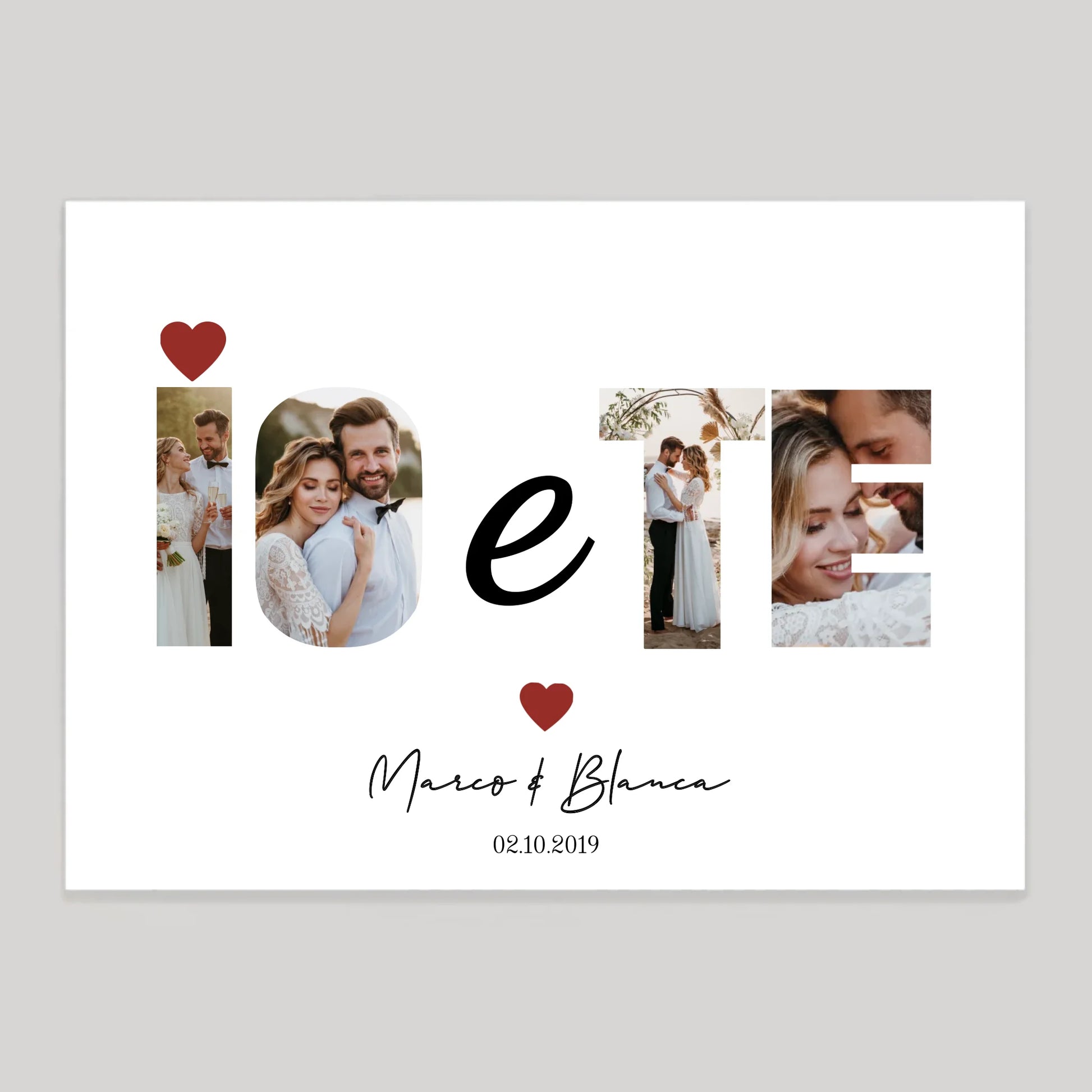 Affiche personnalisée cadeau