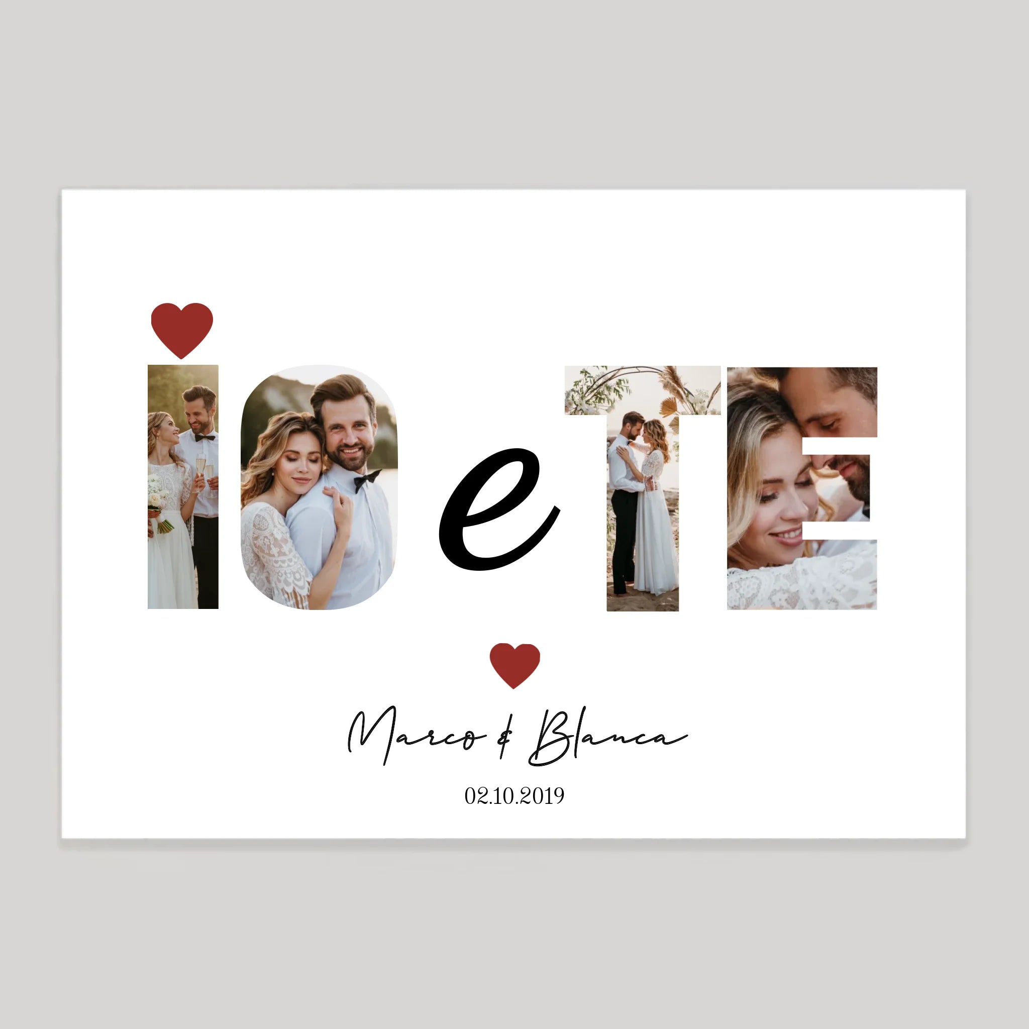 Affiche personnalisée cadeau