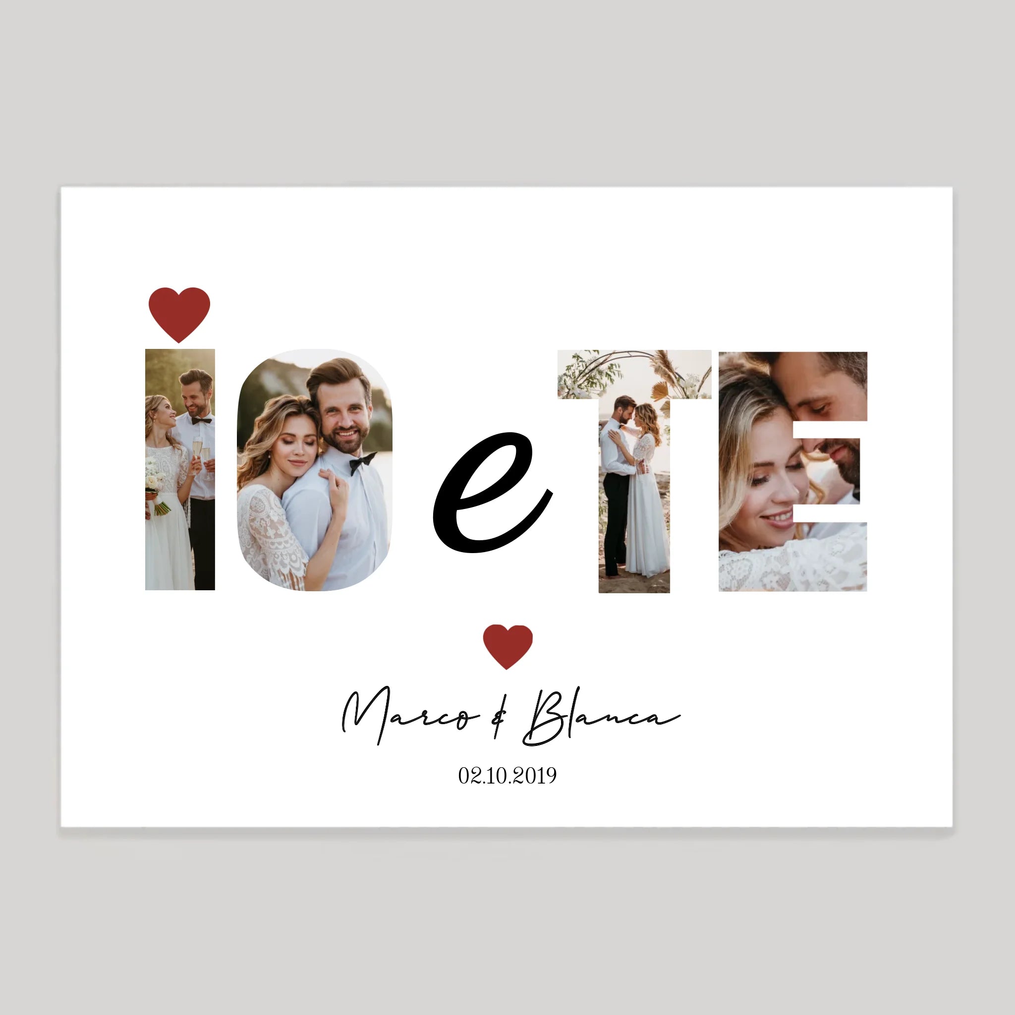 Affiche personnalisée cadeau