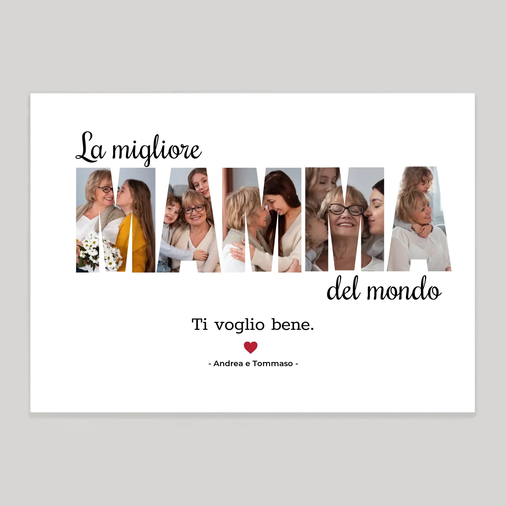 Affiche personnalisée cadeau