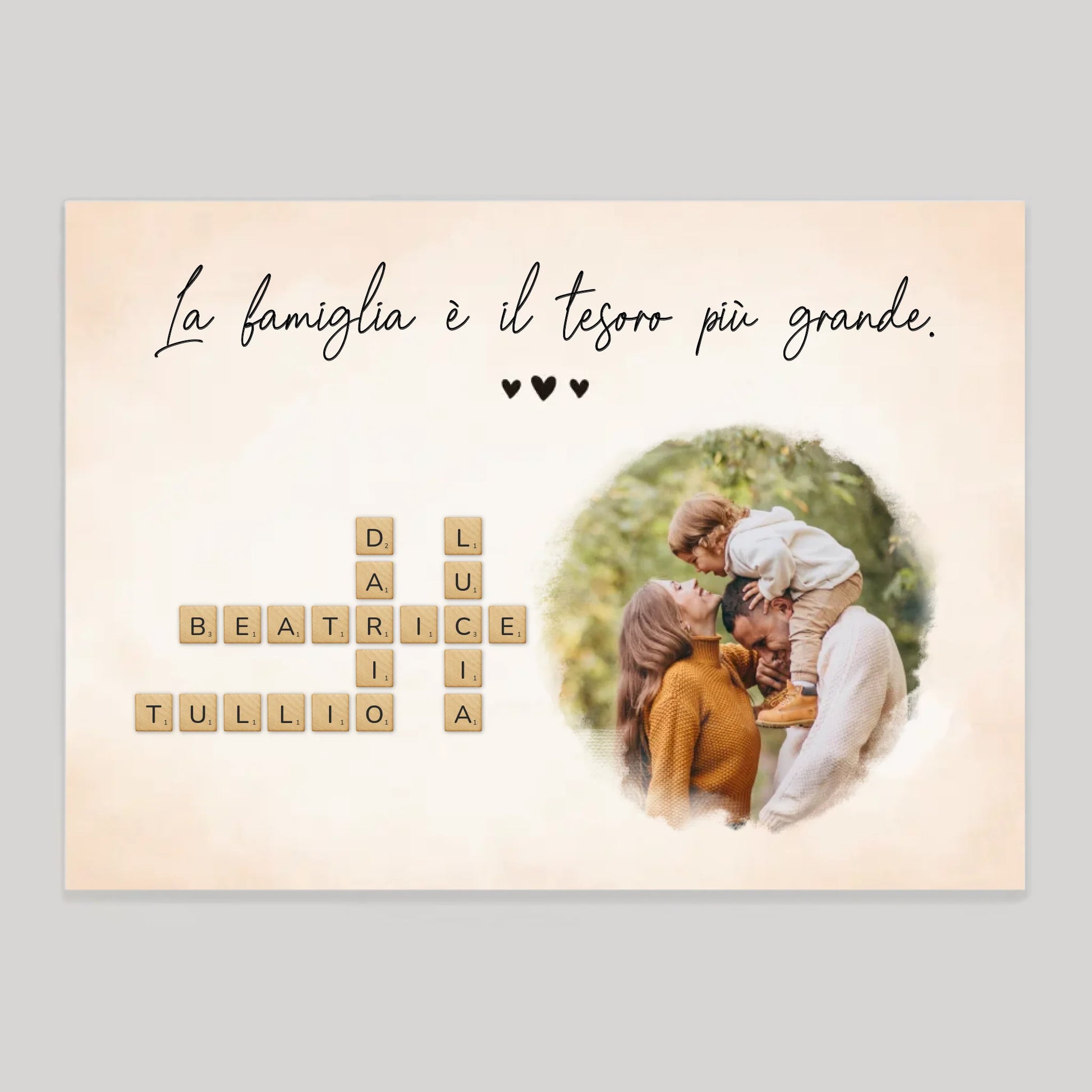 Affiche personnalisée cadeau