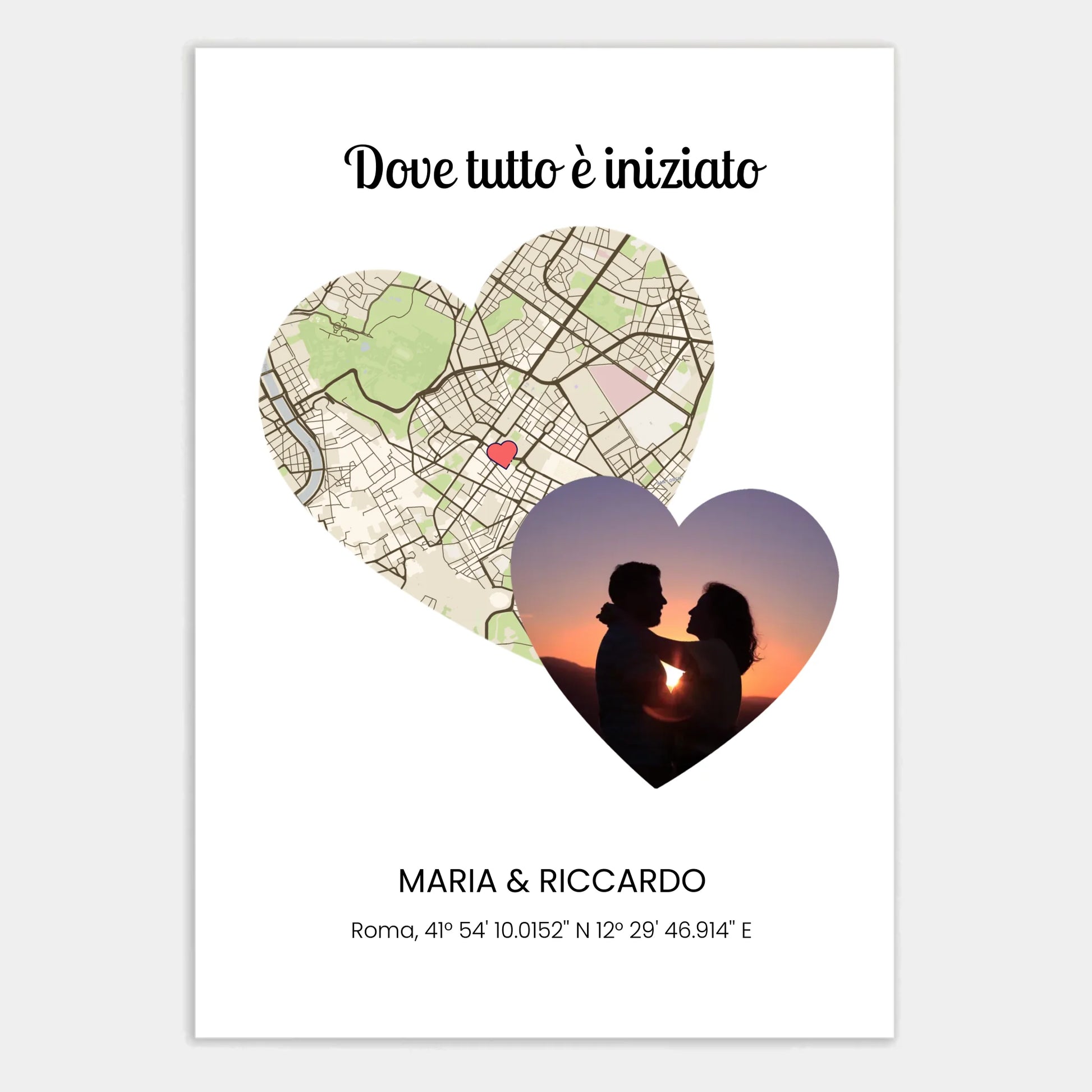 Affiche personnalisée cadeau