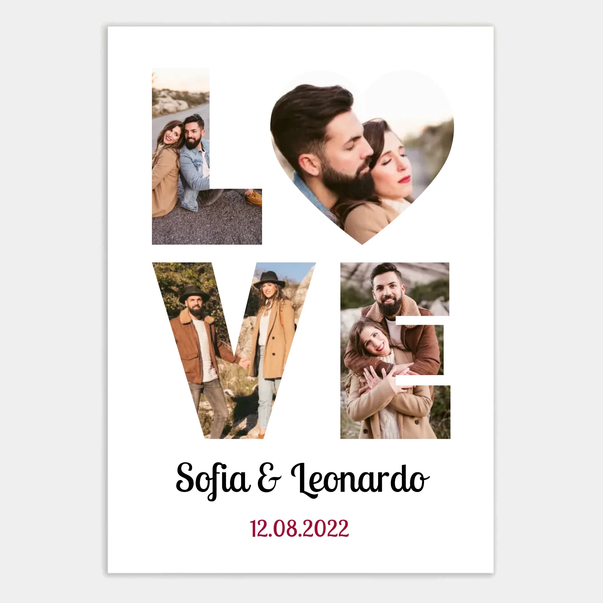 Affiche personnalisée cadeau