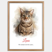 Cadre bois personnalisé cadeau