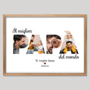 Cadre bois personnalisé cadeau