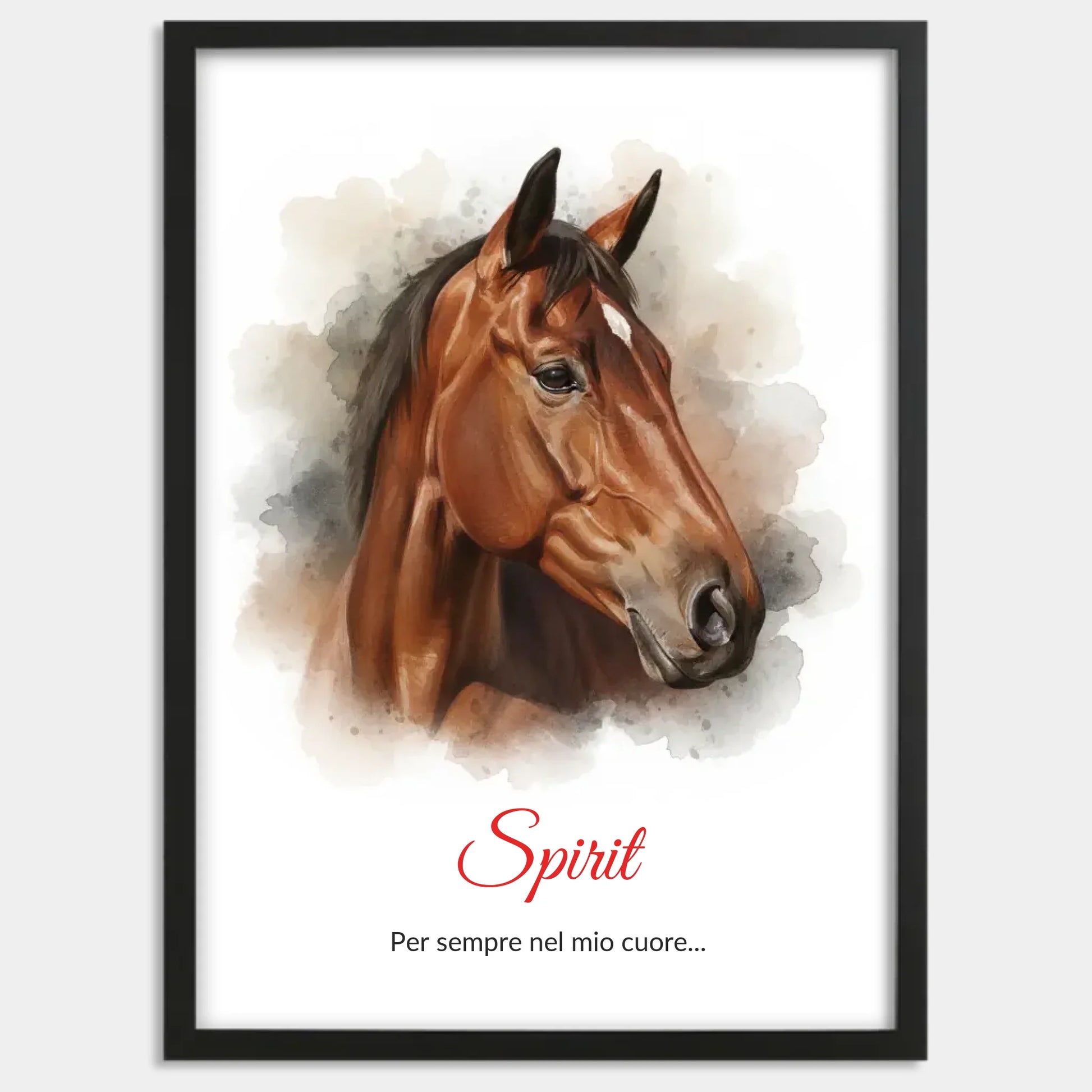 Cadre bois noir personnalisé cadeau