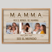 Cadre bois personnalisé cadeau