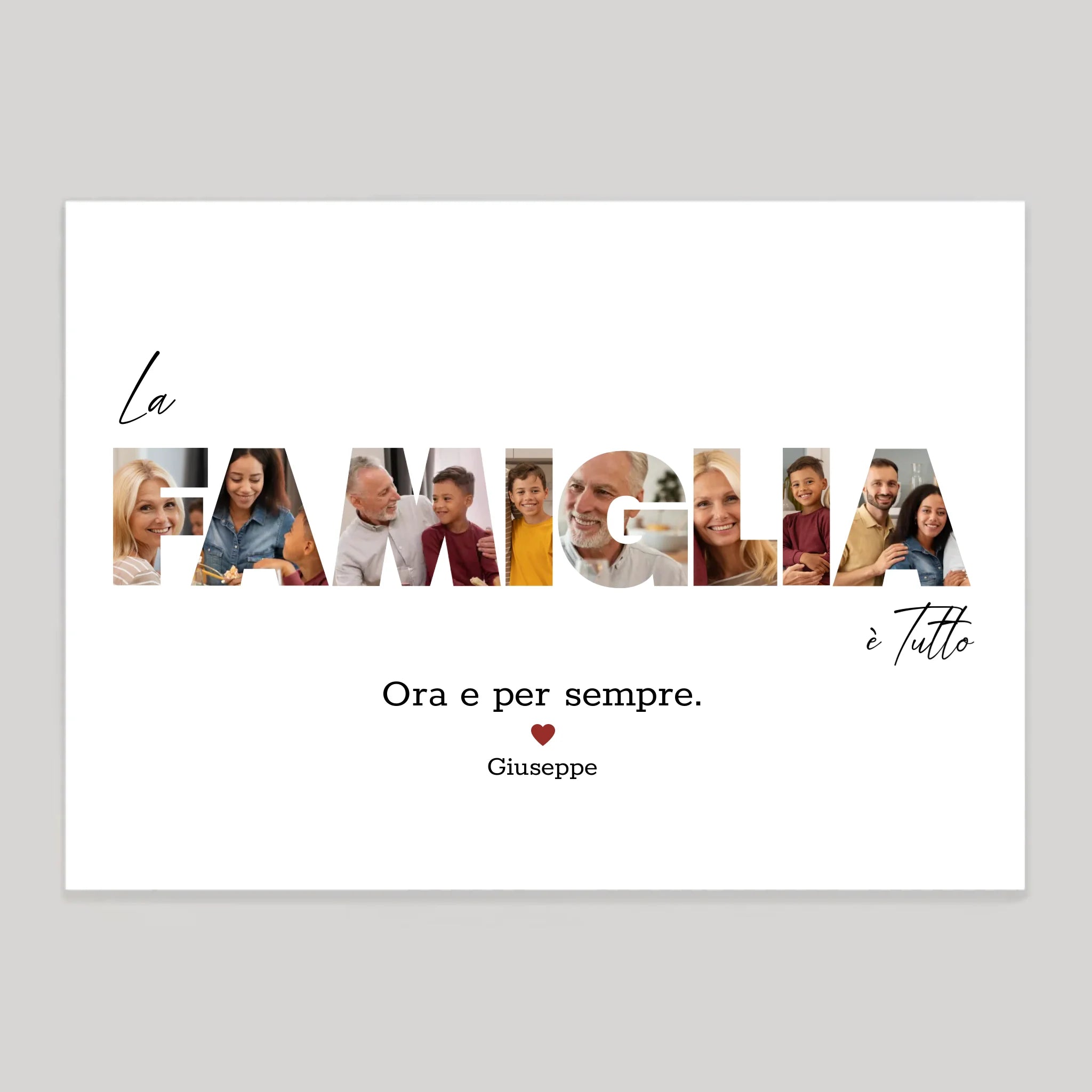 Affiche personnalisée cadeau