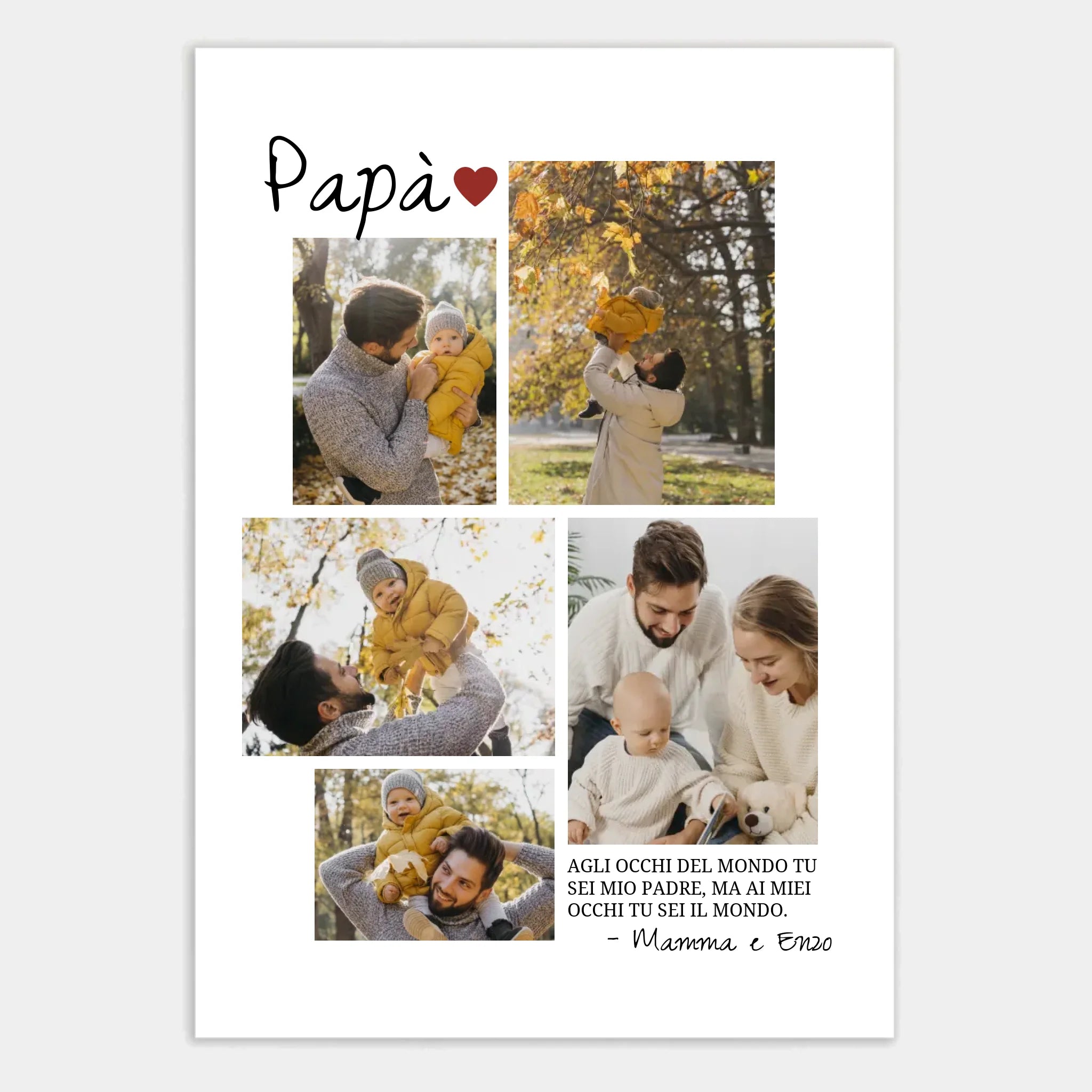 Affiche personnalisée cadeau