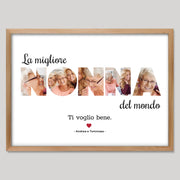 Cadre bois personnalisé cadeau