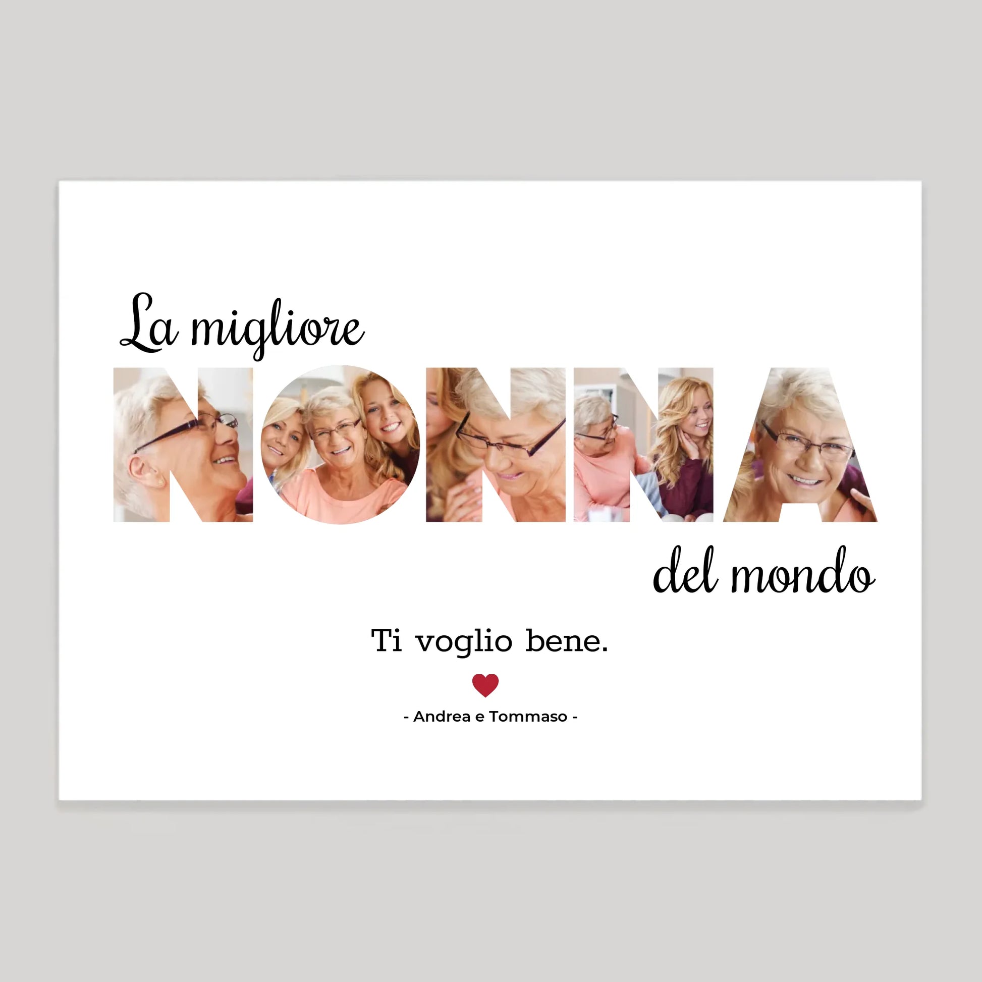 Affiche personnalisée cadeau