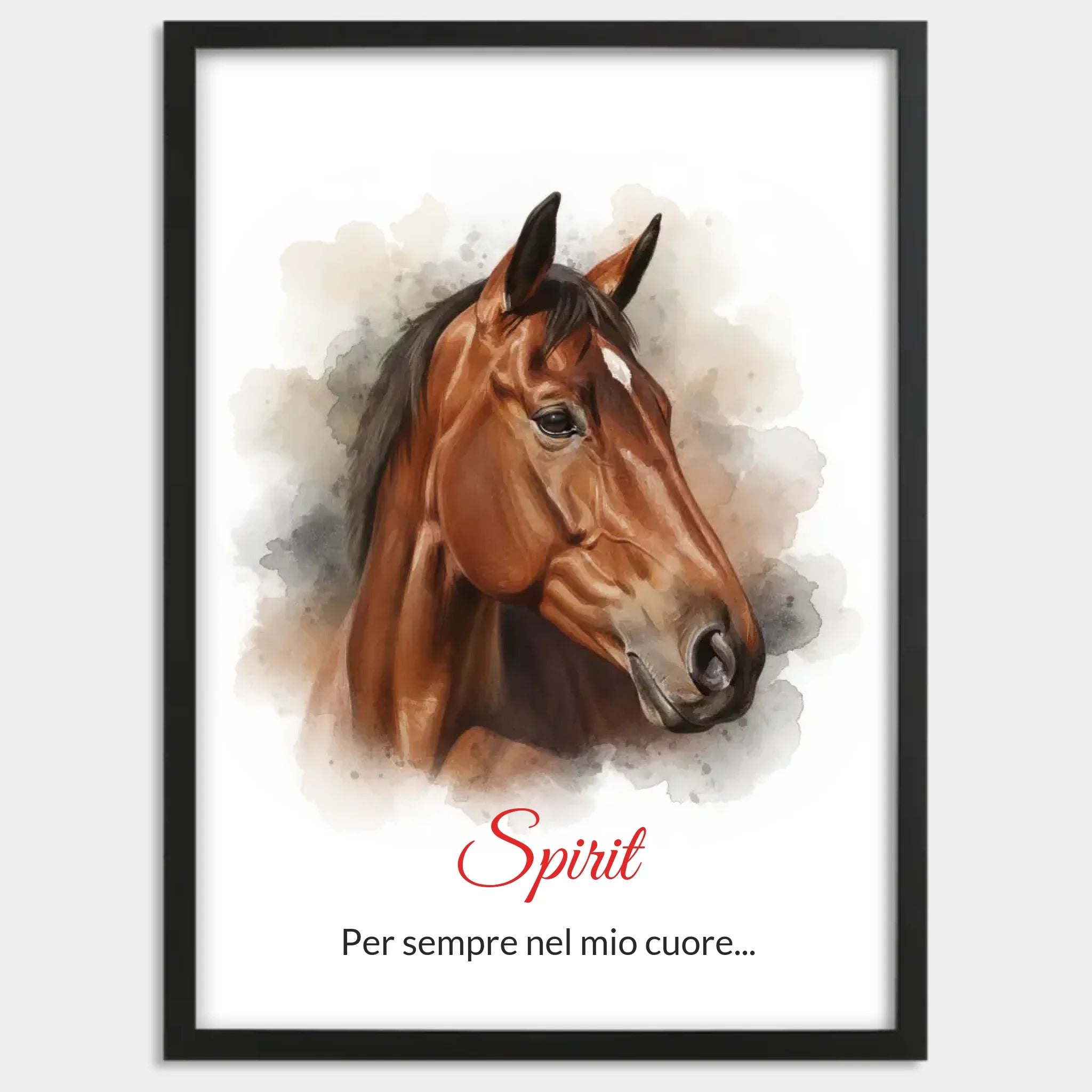 Cadre bois noir personnalisé cadeau