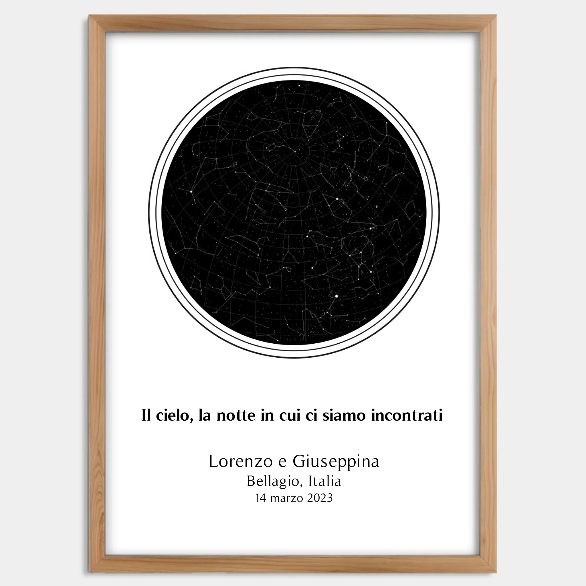 Cadre bois personnalisé cadeau