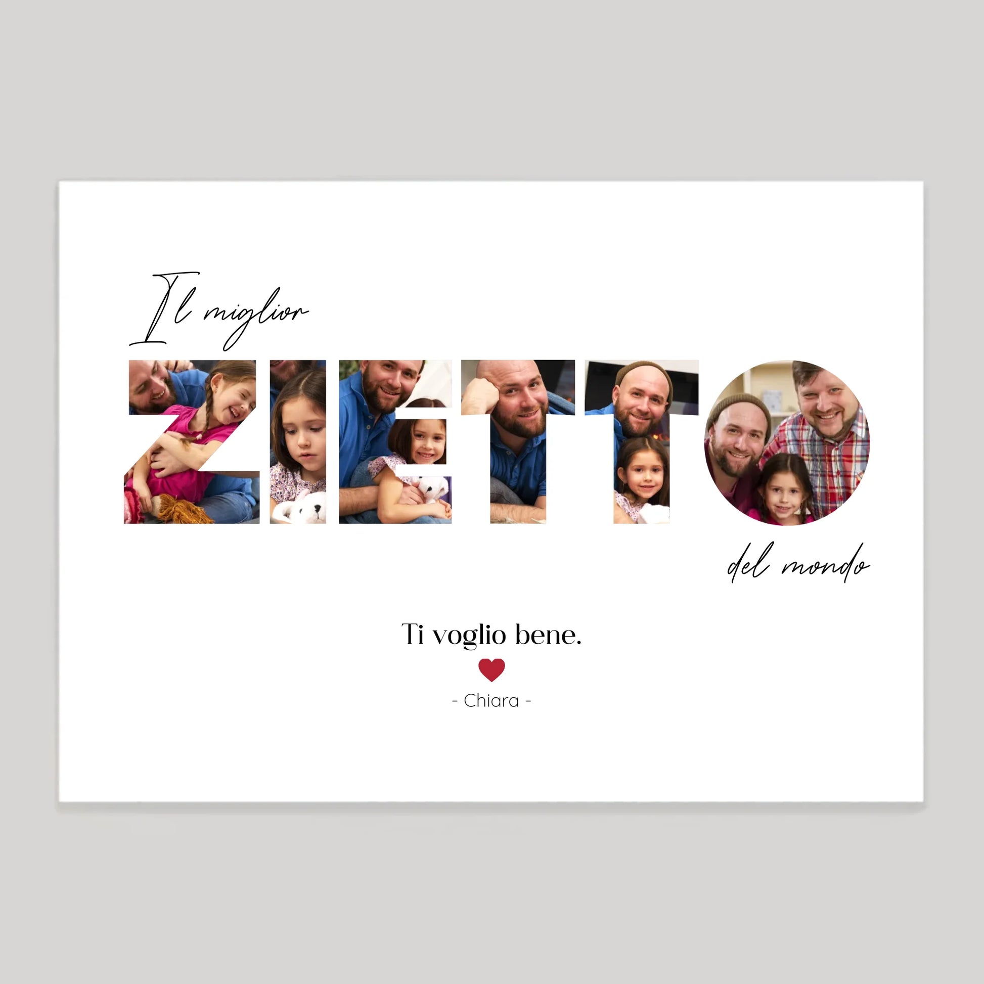 Affiche personnalisée cadeau