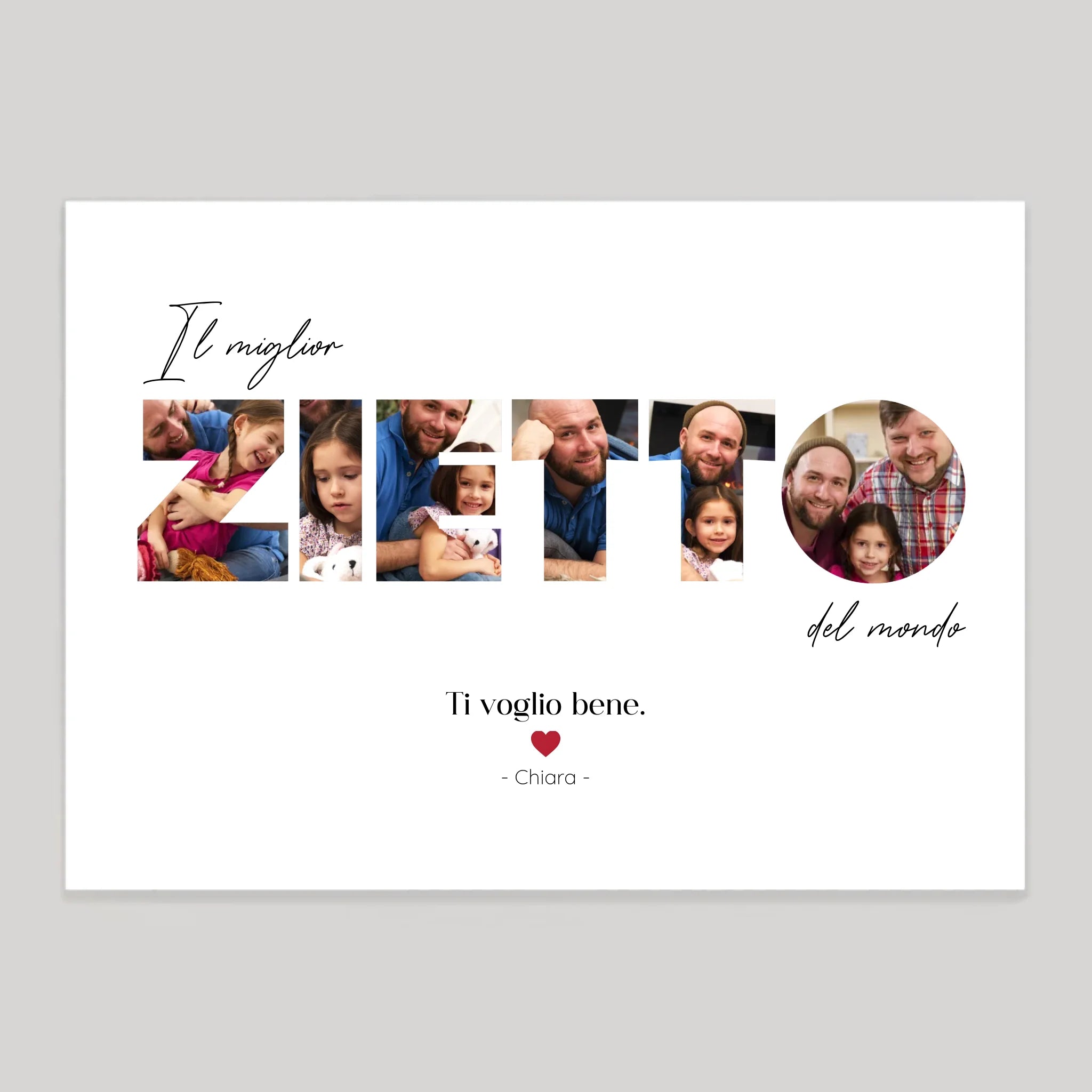 Affiche personnalisée cadeau