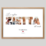 Cadre bois personnalisé cadeau