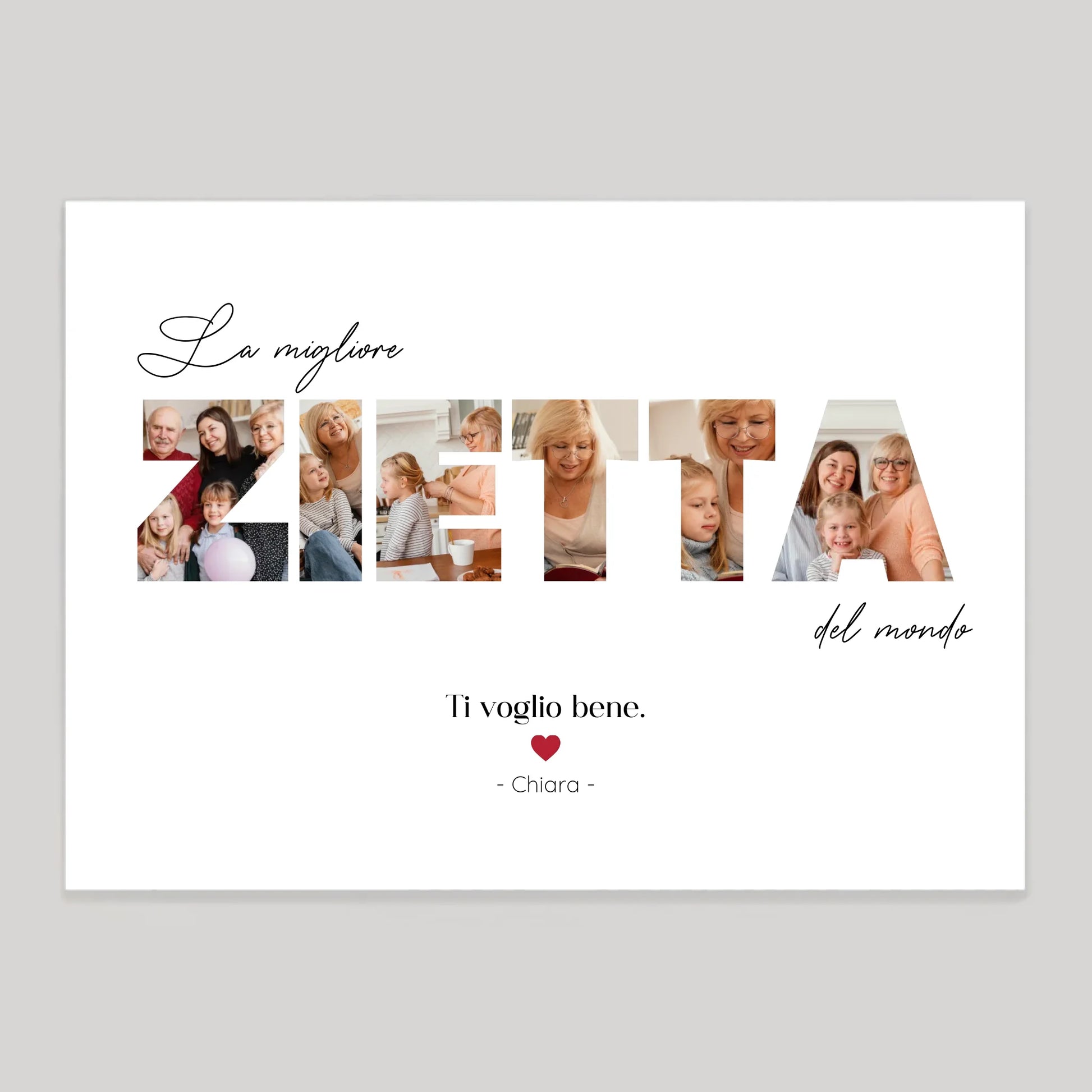 Affiche personnalisée cadeau