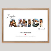 Cadre bois personnalisé cadeau