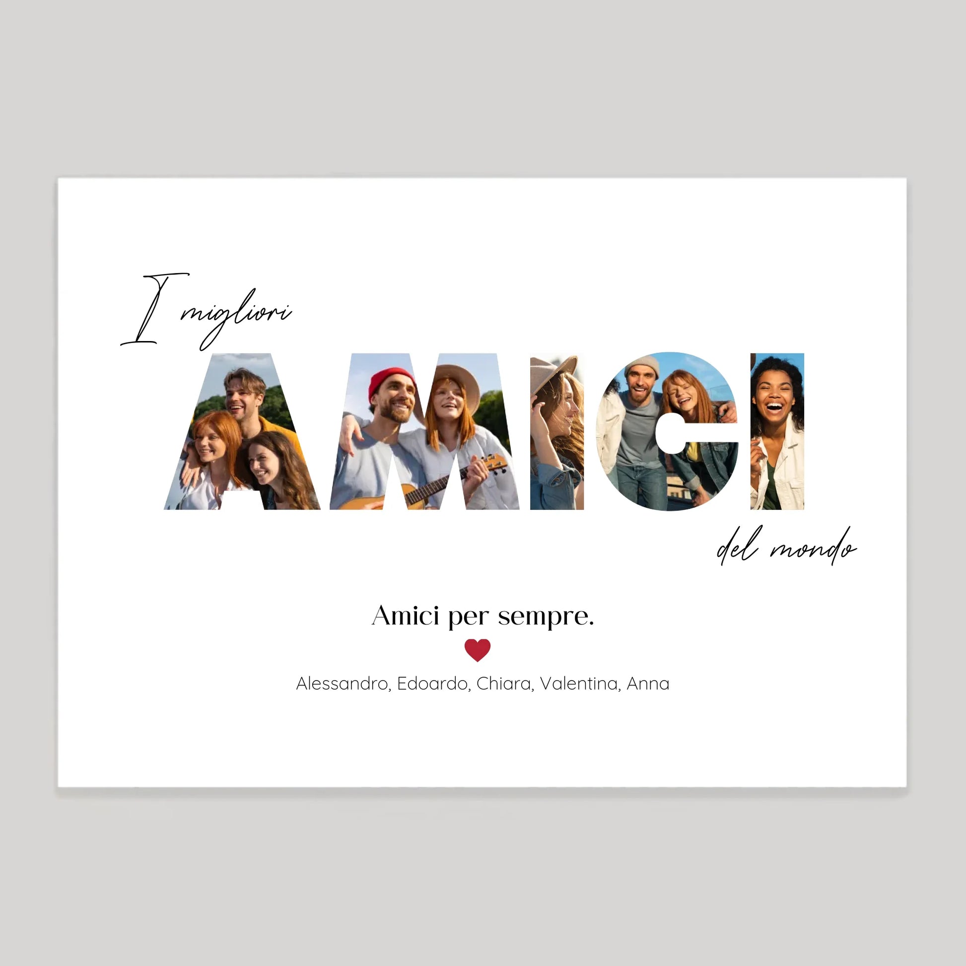 Affiche personnalisée cadeau