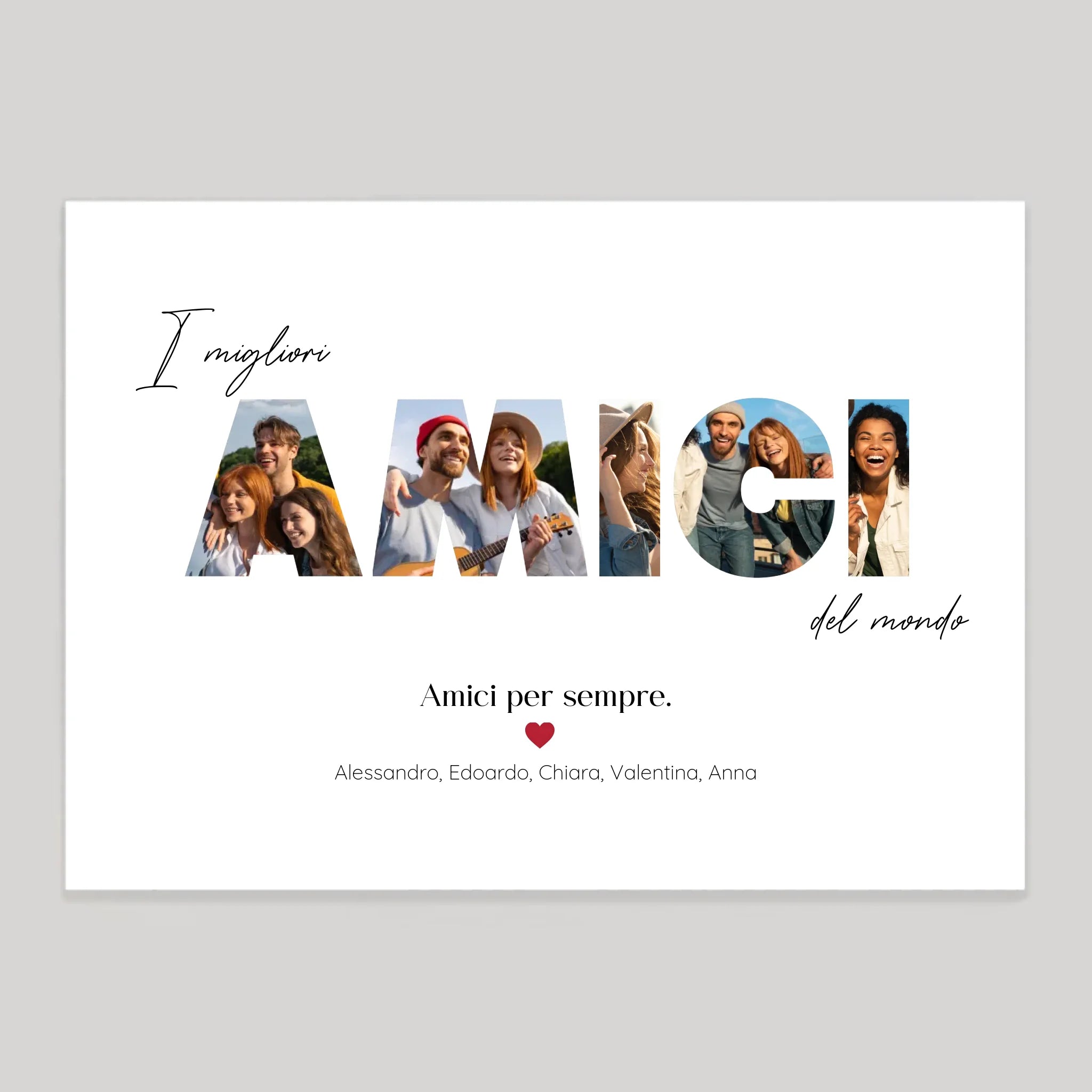 Affiche personnalisée cadeau