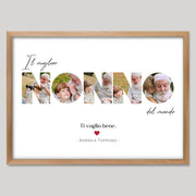 Cadre bois personnalisé cadeau