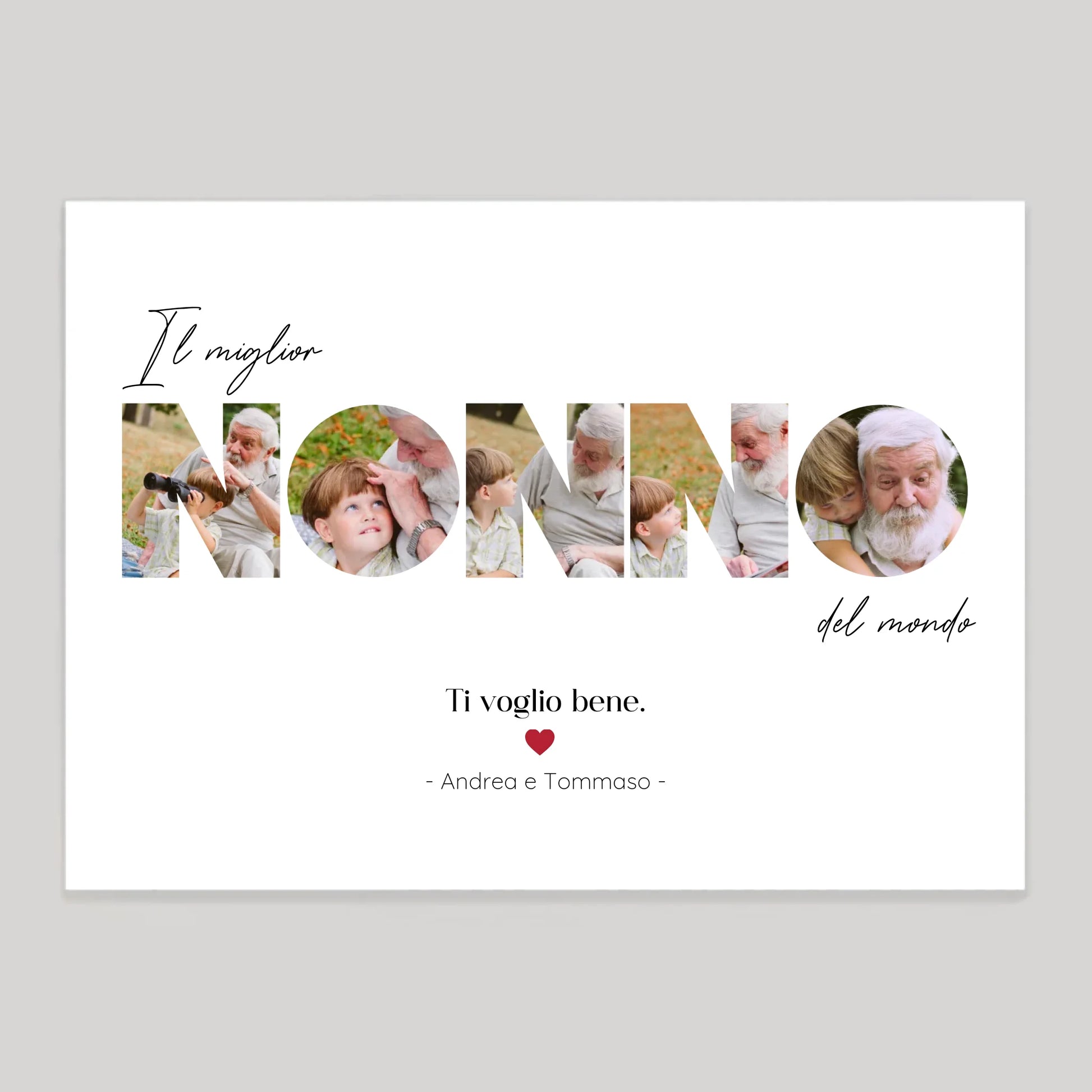 Affiche personnalisée cadeau