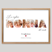 Cadre bois personnalisé cadeau