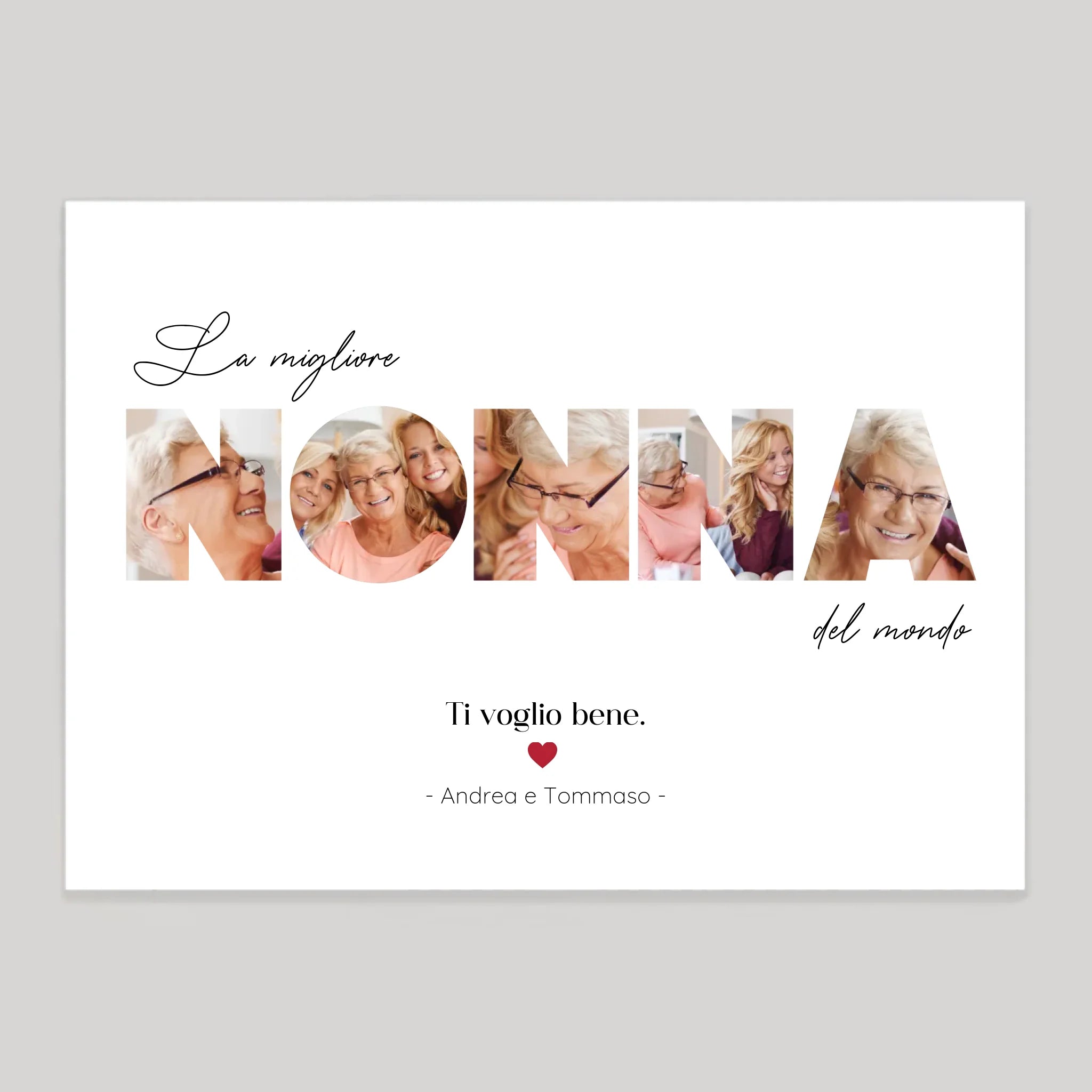 Affiche personnalisée cadeau