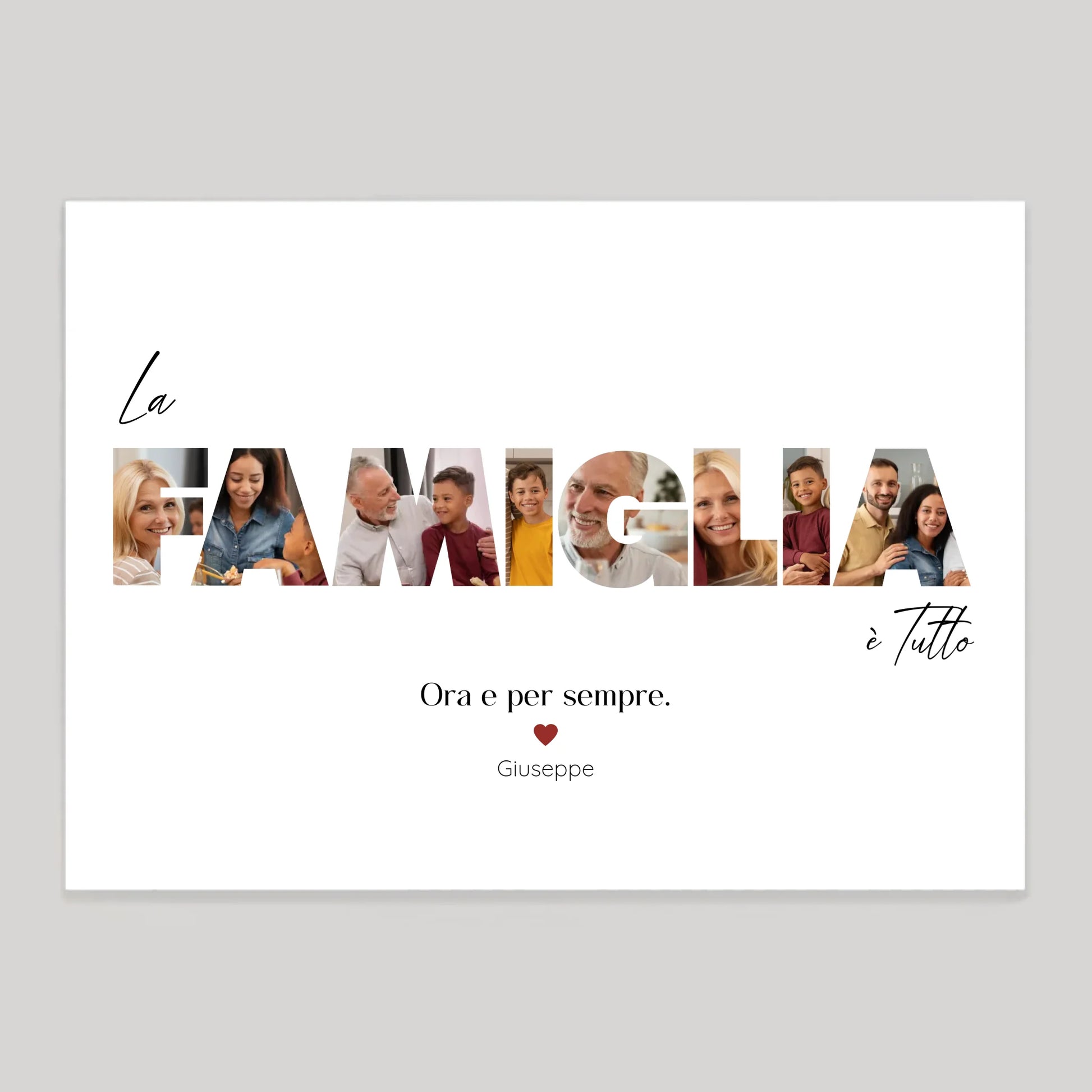 Affiche personnalisée cadeau