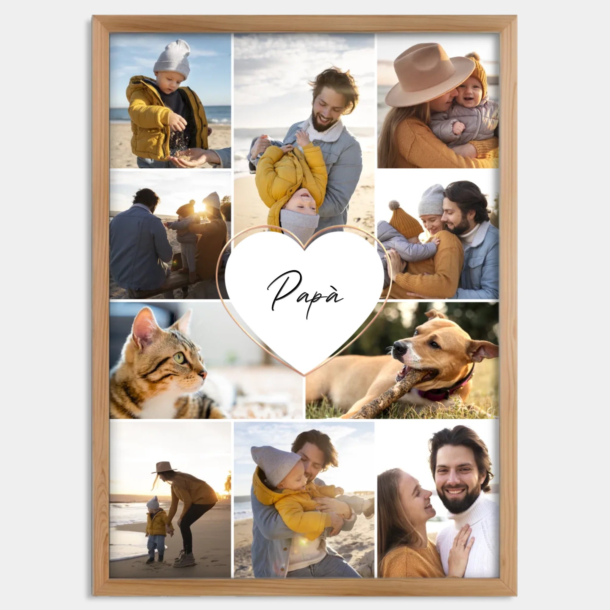 Cadre bois personnalisé cadeau