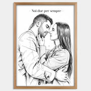 Cadre bois personnalisé cadeau