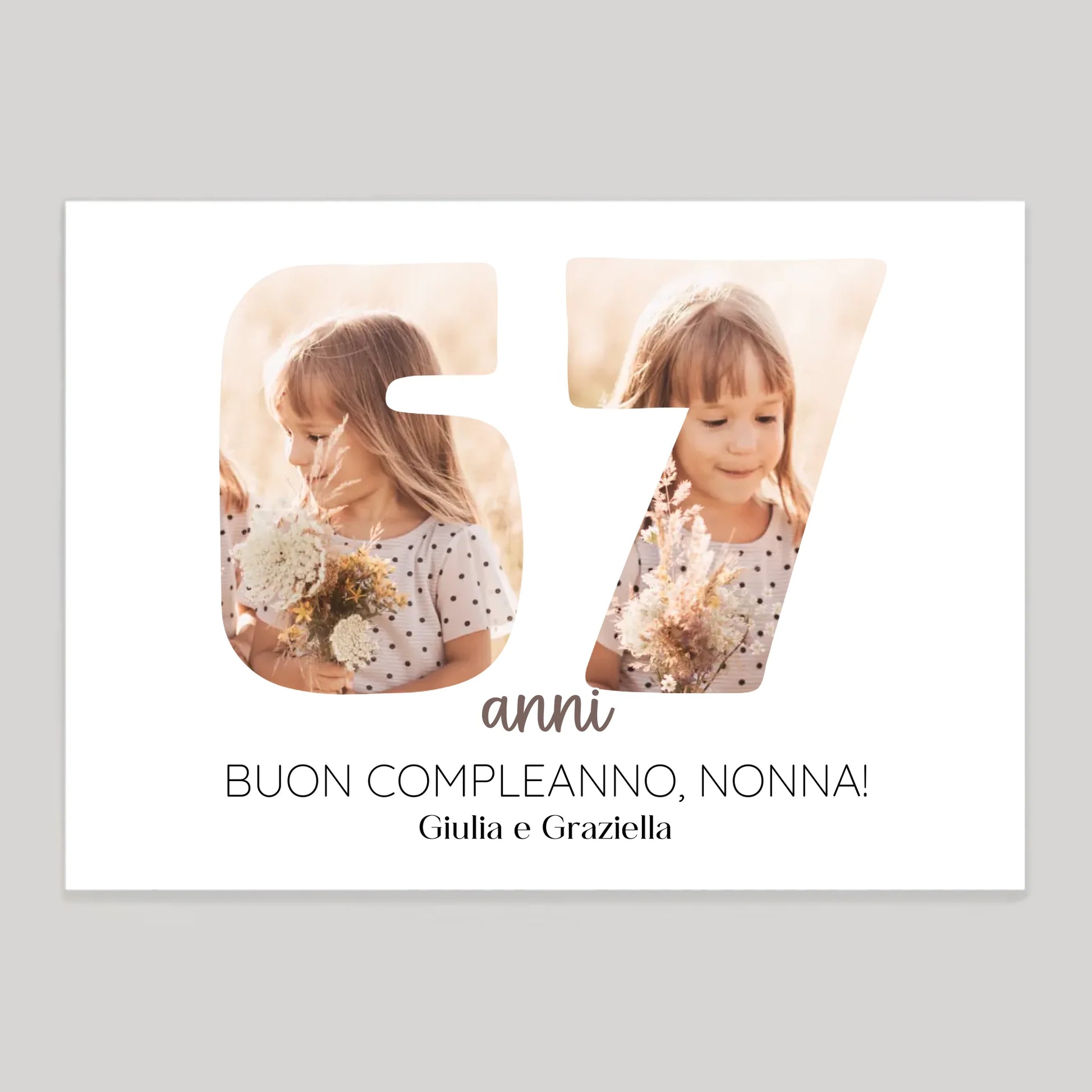 Affiche personnalisée cadeau