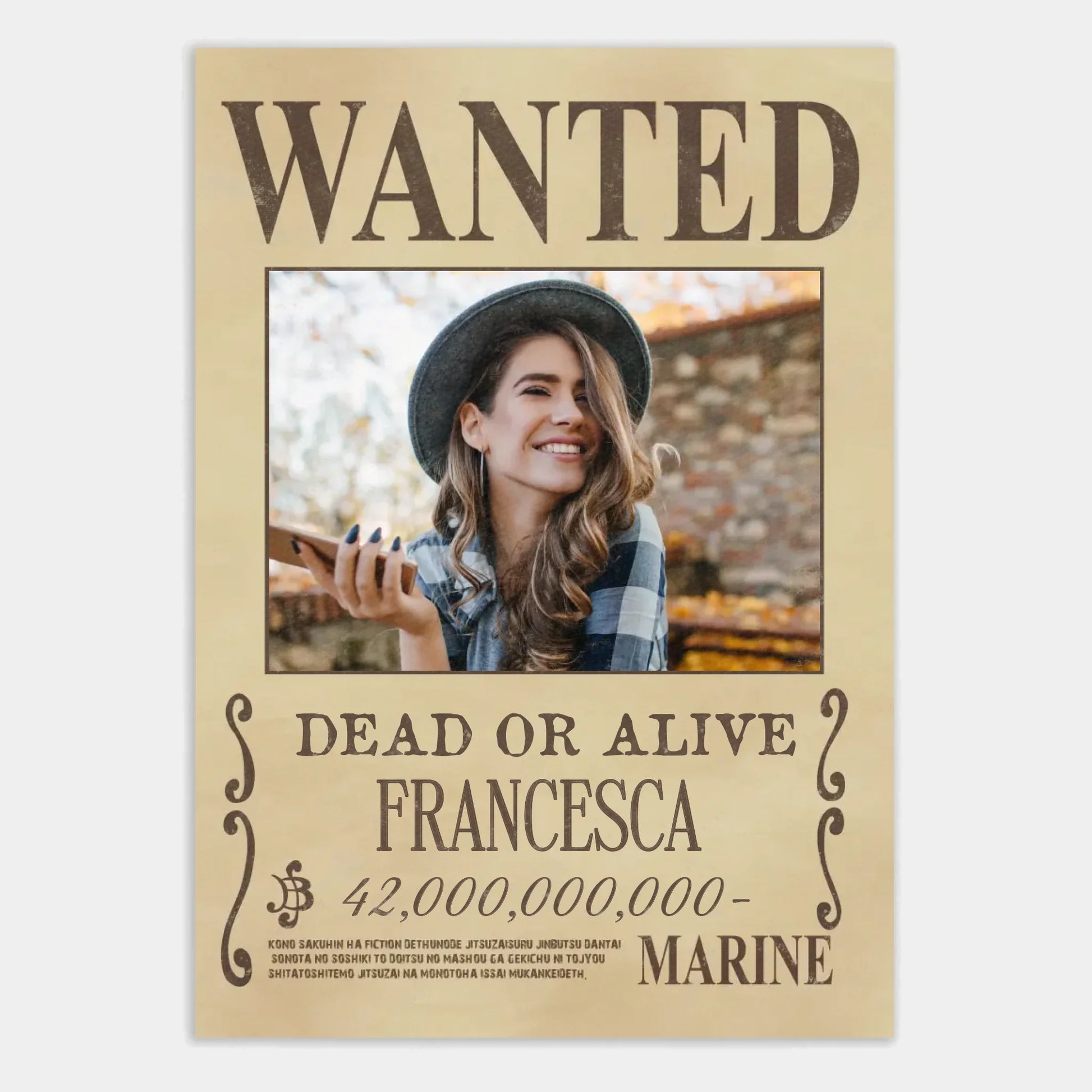 Affiche personnalisée cadeau