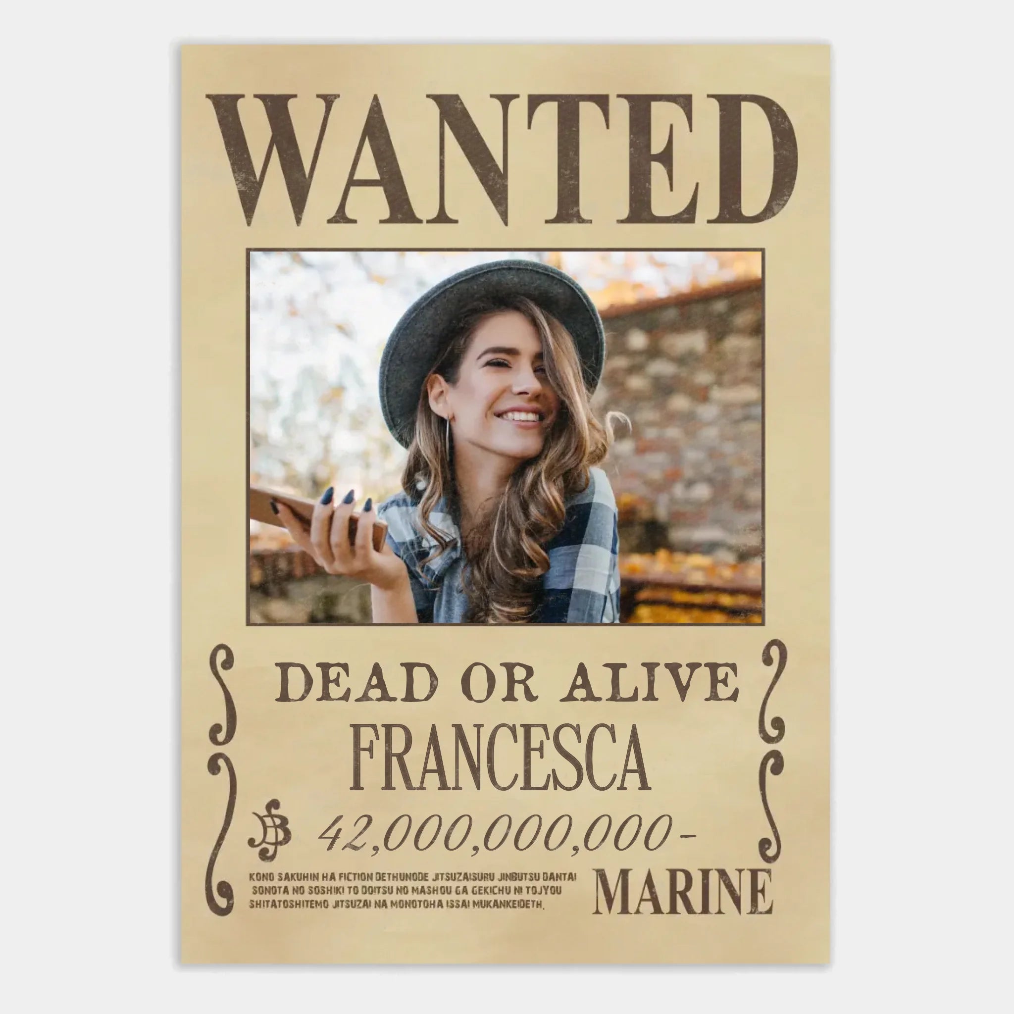 Affiche personnalisée cadeau