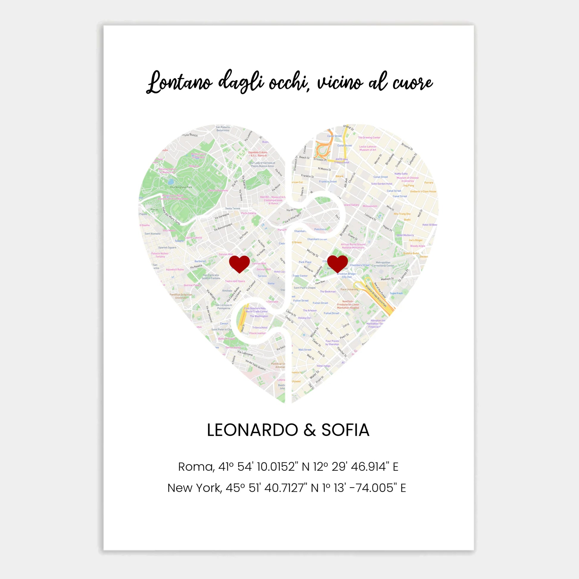 Affiche personnalisée cadeau