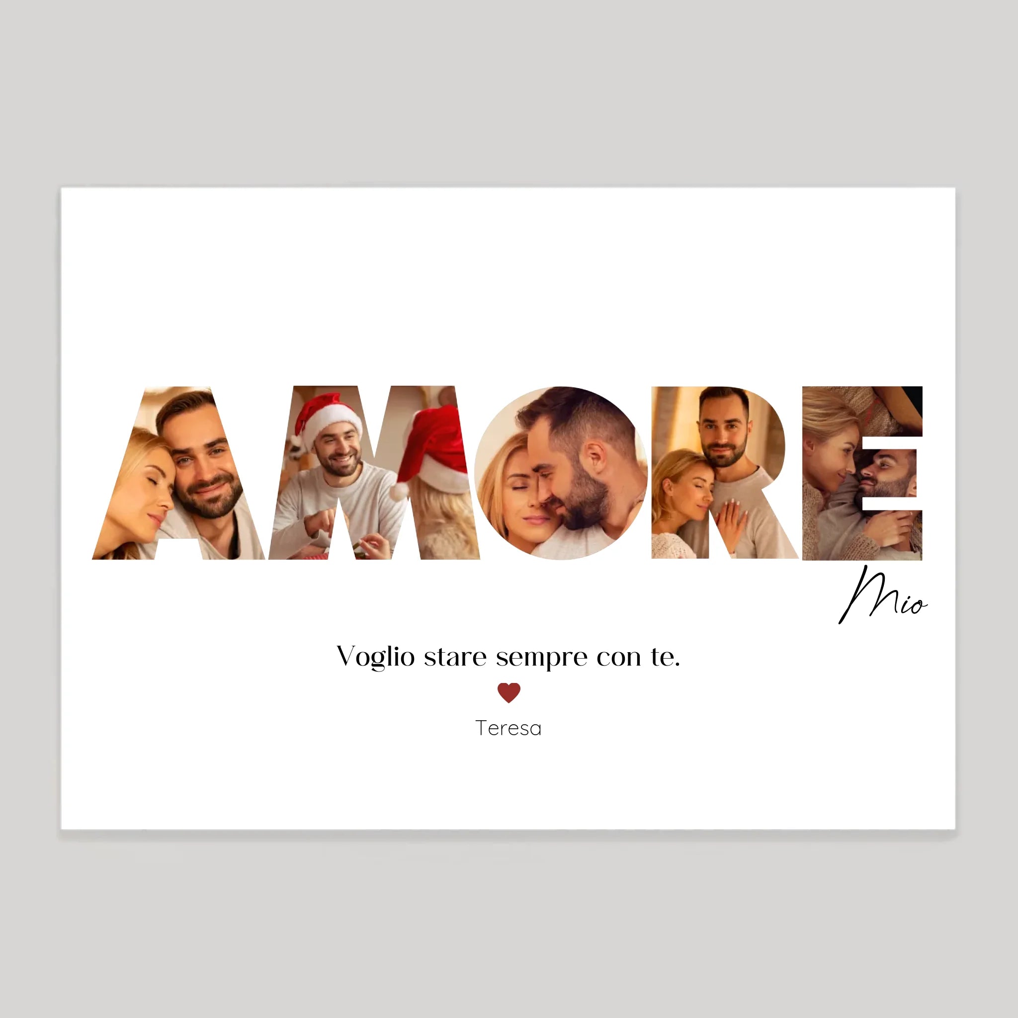 Affiche personnalisée cadeau