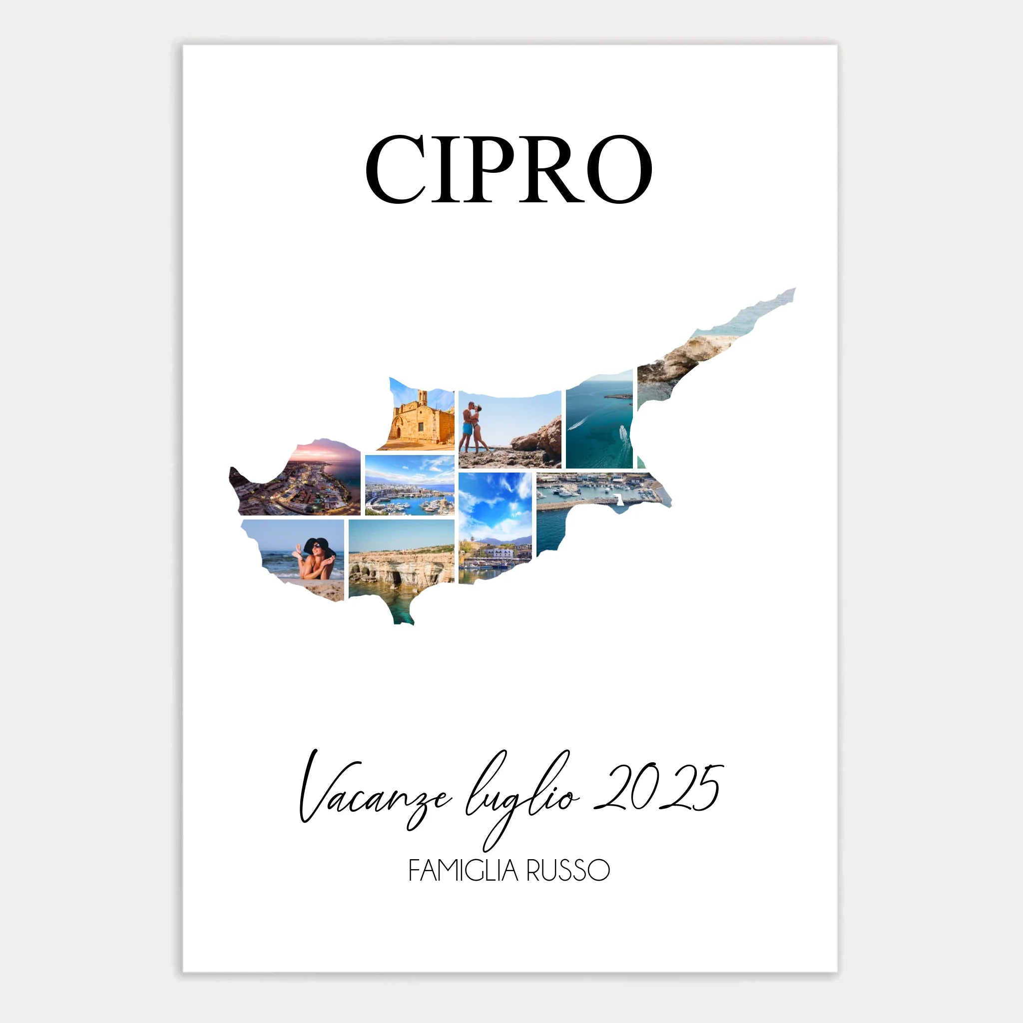 Affiche personnalisée cadeau