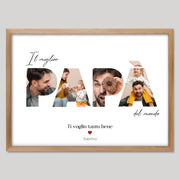 Cadre bois personnalisé cadeau