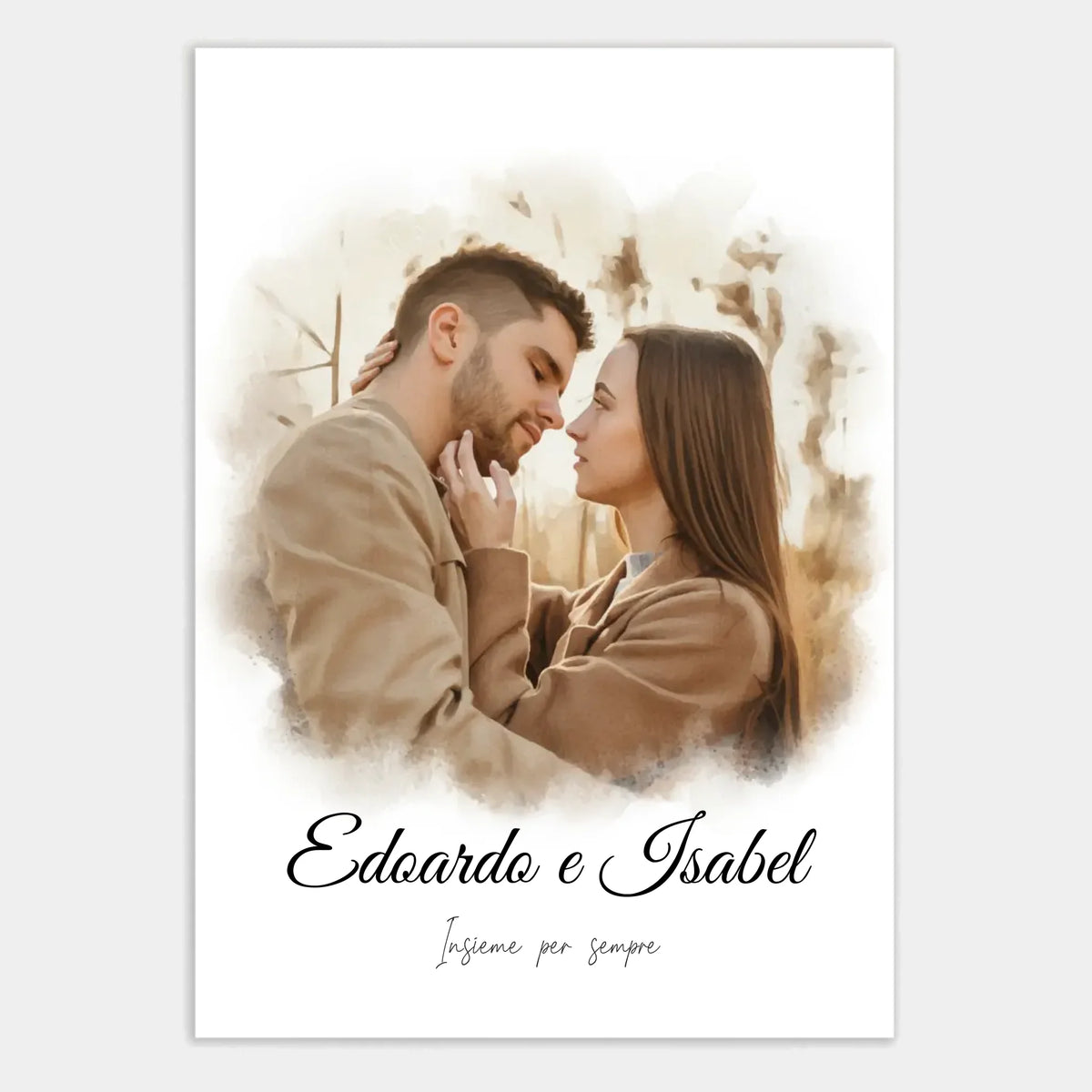Affiche personnalisée cadeau